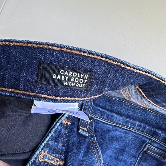 Veronica Beard High Rise Dark Blue Jeans - Picture 5 of 9